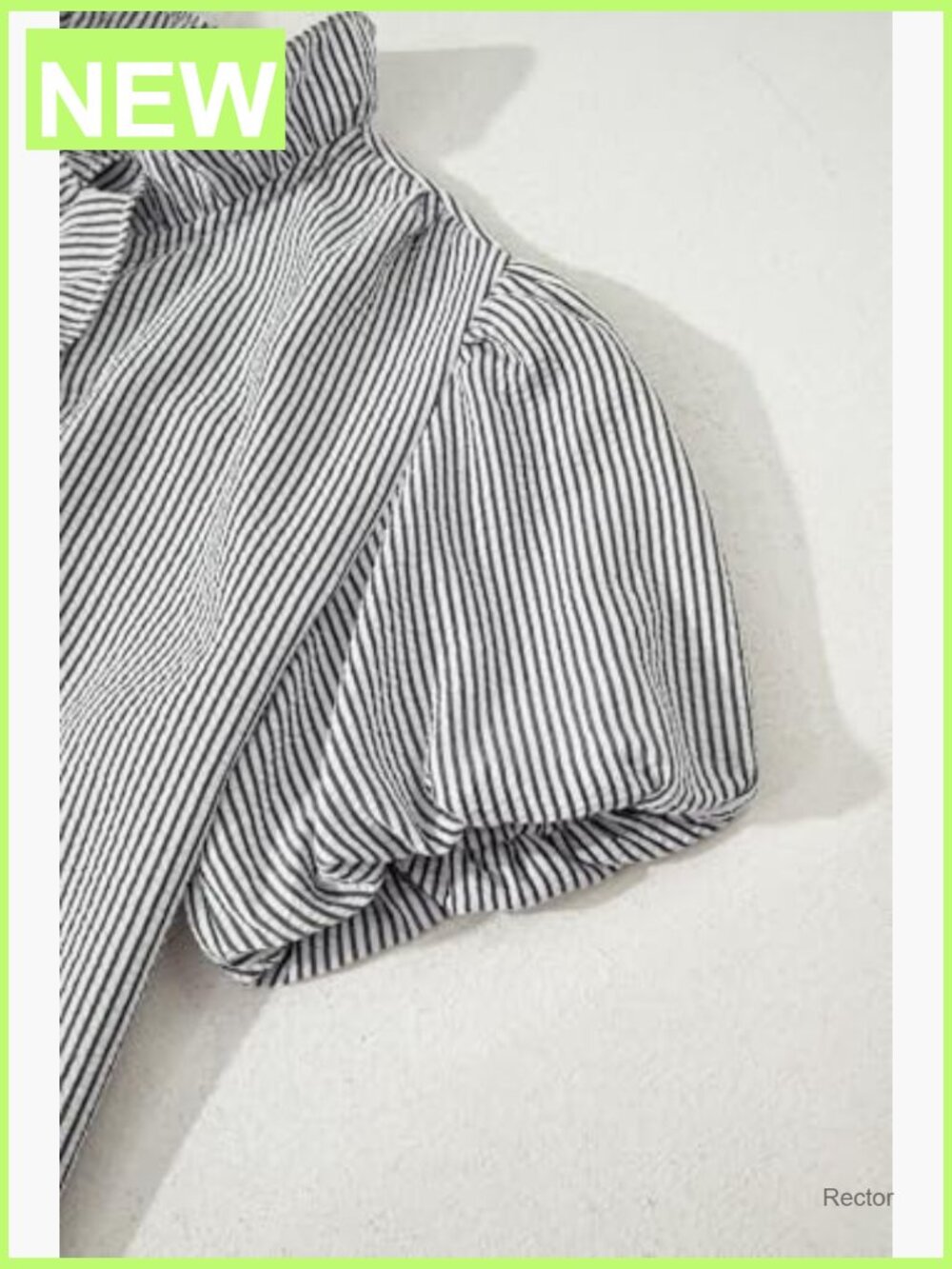 Button Down Ruffle Mock Neck Striped Long Sleeve Shirt Trendy Work Tops Blouse - Picture 2 of 7